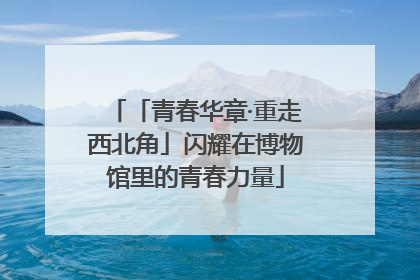 「青春华章·重走西北角」闪耀在博物馆里的青春力量